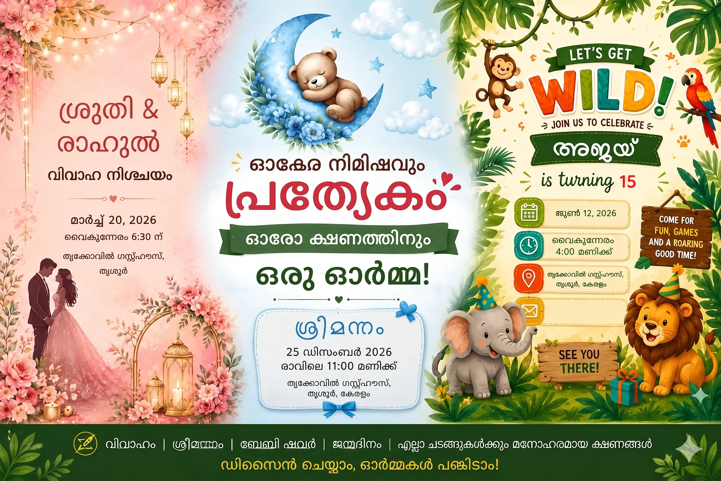 Create Stunning Malayalam Invitations for Every Occasion with NameInvite